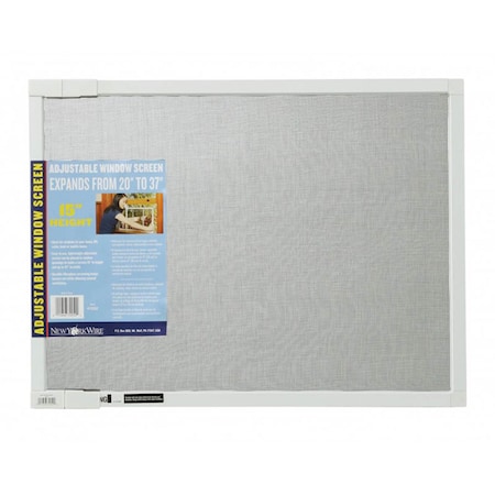 Adfors Saint-Gobain ADFORS 20 37 in. W in. Fiberglass Adjustable Window Screen FSP8556-U